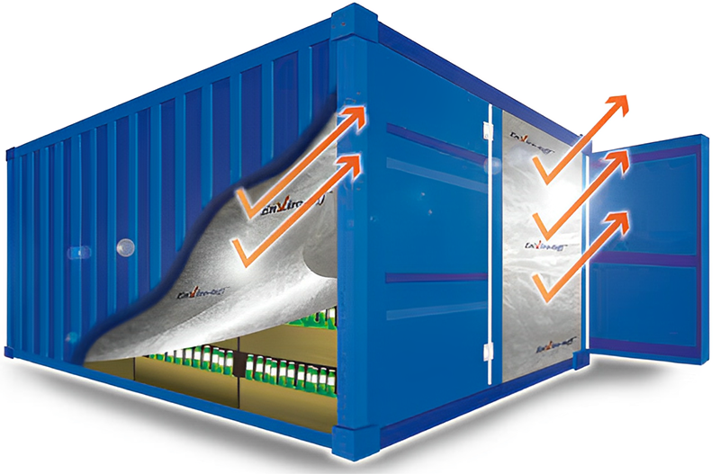 リーファーコンテナからキープサーモフィルムへ切り替えで削減へ